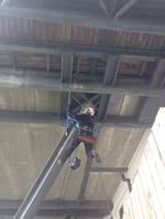 Anti corrosion treatment on a bridge
