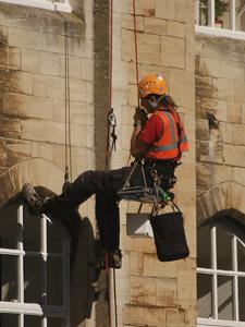 Building Refurbishment abseiler