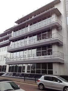 Commercial building painting Hiline Abseiling