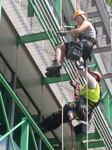 Commercial building painting Hiline Abseilers