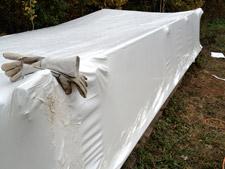 Shrink Wrapped Steelwork